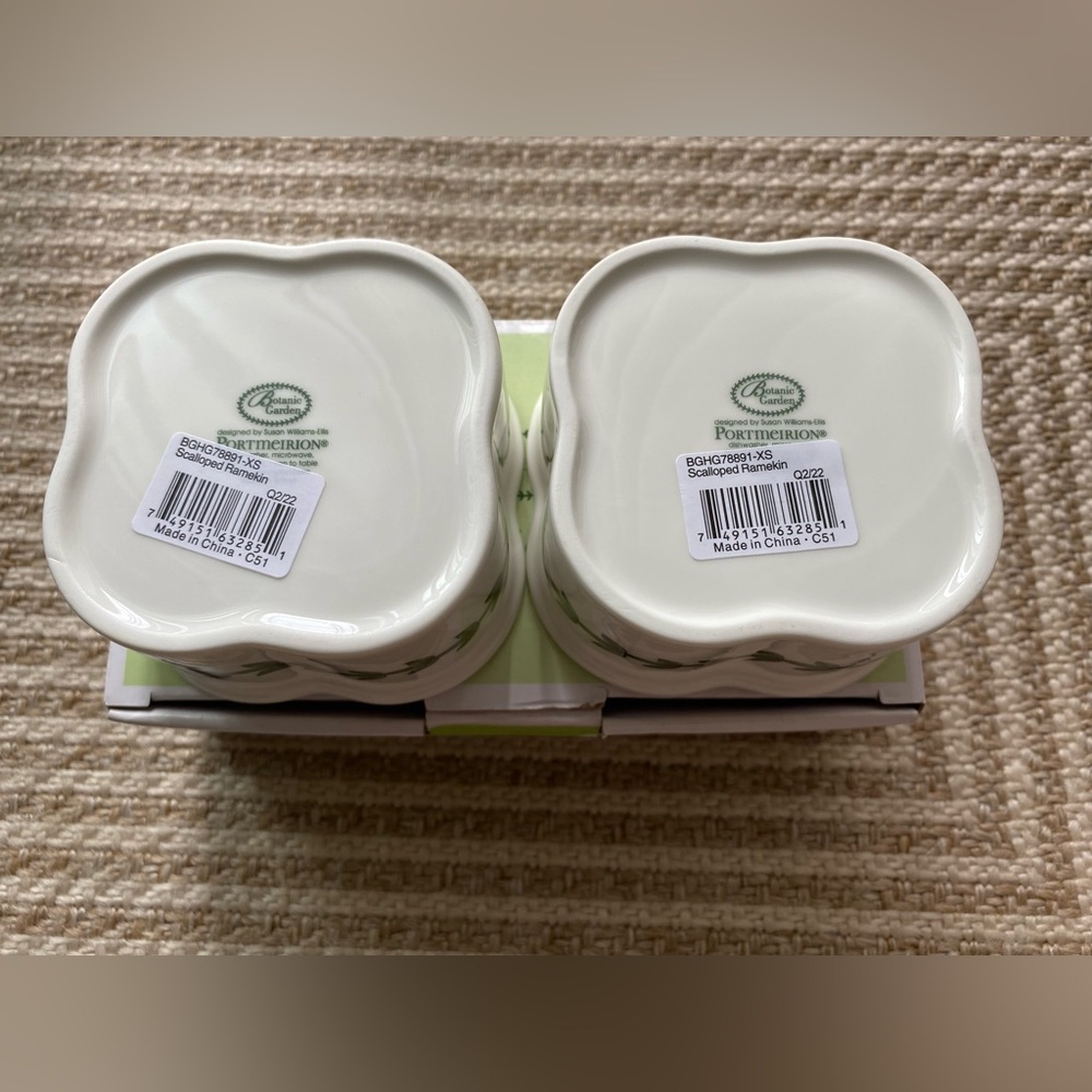 Portmeirion Botanic Garden Scalloped Ramekins - Picture 6 of 13